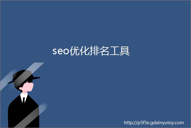 seo优化排名工具